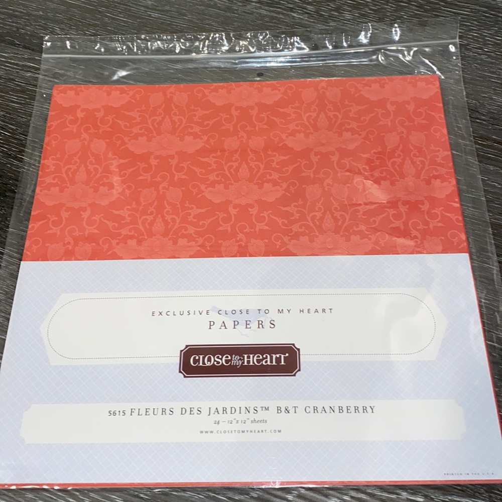 CLOSE TO MY ❤️ HEART BRAND NEW SCRAPBOOKING PAGES 12 x 12 - 24 pages